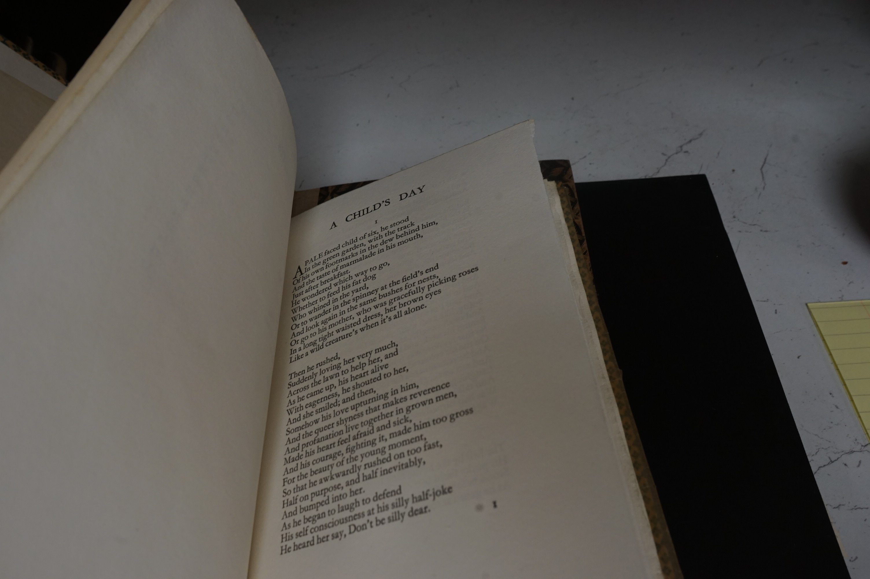 Whitfield, Christopher - The Wood Gatherer and other poems, Crypt House Press, 1921, 1st edition, numbered 76 of 100, presentation inscription from the author & A Child's Day And Other Poems, 1935, 1st edition, 32 of 50